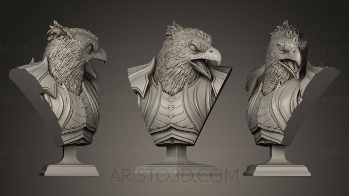 Busts of heroes and monsters (BUSTH_0266) 3D model for CNC machine